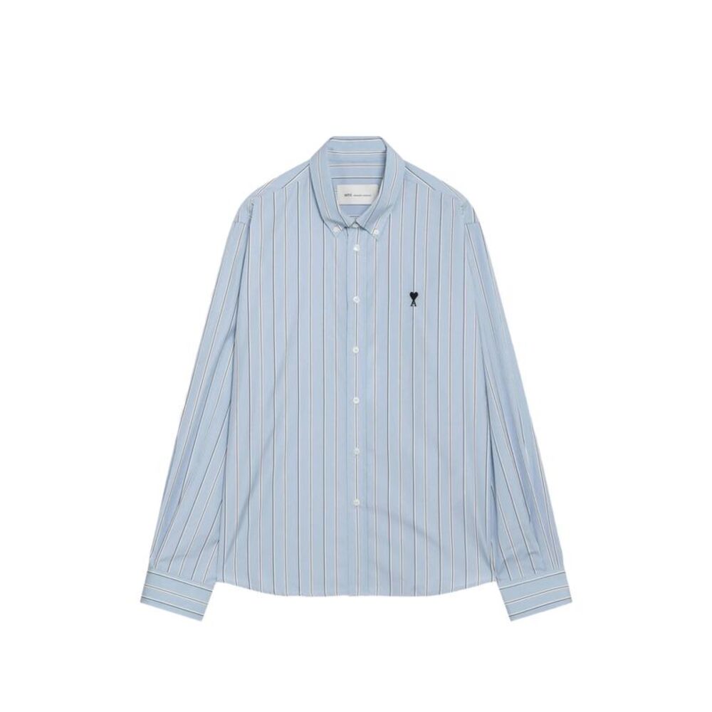 Ami Paris Blue Shirts Men